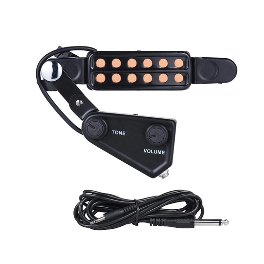 12 hullers mikrofon til akustisk guitar