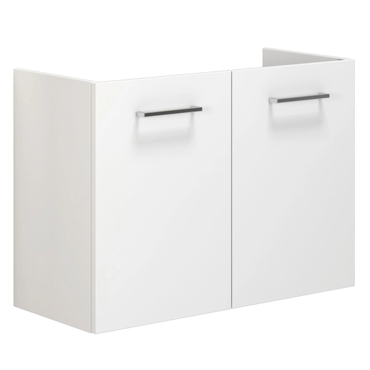 Dansani Mido+ Slim Servantskap 2 Dører B60-80x35cm Uten Servant Hvit Høyglans / 80cm