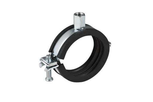 63-67 mm Geberit rørbærer isolert med gjengehylse M8 / M10
