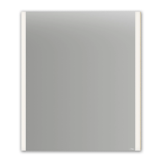 Linn Bad Fyli Speil med Frostet Sidelys og Dimmer 60cm