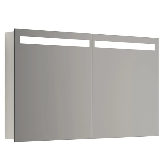 Dansani Mido+ Global Speilskap LED B50-120xh70cm Hvit Matt / 120cm