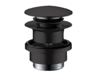 hansGrohe Push-Open bundventil 1 1/4, mat sort