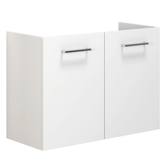 Dansani Mido+ Slim Servantskap 2 Dører B60-80x35cm Uten Servant Hvit Matt / 80cm