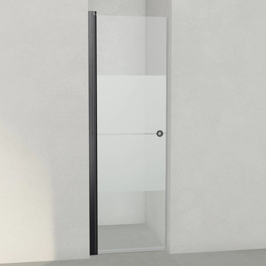 INR Iconic Nordic Rooms Dusjnisje Linc 2 Original Svart Matt / 67,5cm Stripe Glass