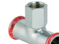Geb. Mapress FZ T-stk 42x1 - Geberit Mapress FZ T-stykke indv.gevind d42mm Rp1 d1=42mm
