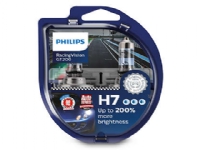 Philips halogen lyskilde RacingVision H7 - GT200 - 55 W 12 V - 2 stk.