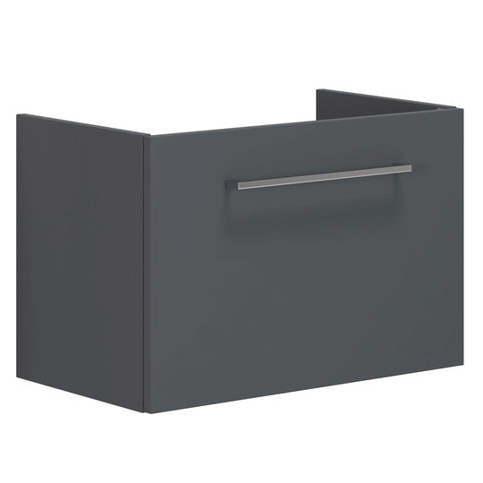Dansani Mido+ Slim Servantskap 1 Skuff B50-80xd35cm Uten Servant Grå Matt / 60cm