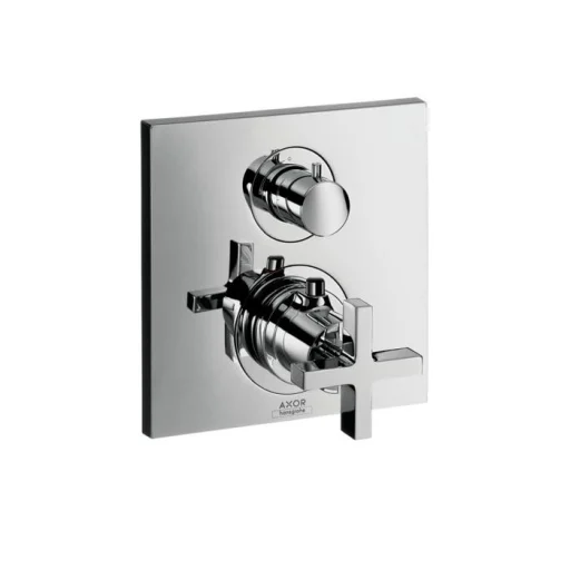 AXOR Citterio Dusjbatteri t/Innbyging m/Termostat & Omskifter, Krom (kryssgrep)
