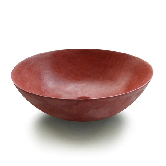 Bathco Sicilia Teja BolleservantØ40cm - Mikrosement Rød