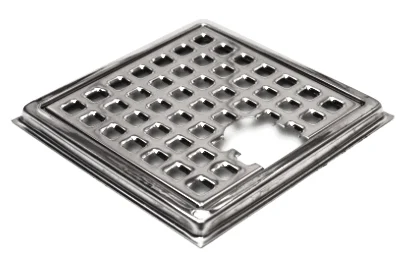 Firkantet Rist M/Ø32mm, 136 x 136 mm, utskjæring i kant