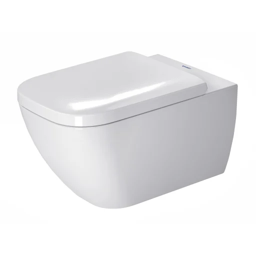 Duravit Happy D.2 vegghengende toalett med HygieneGlaze, hvit