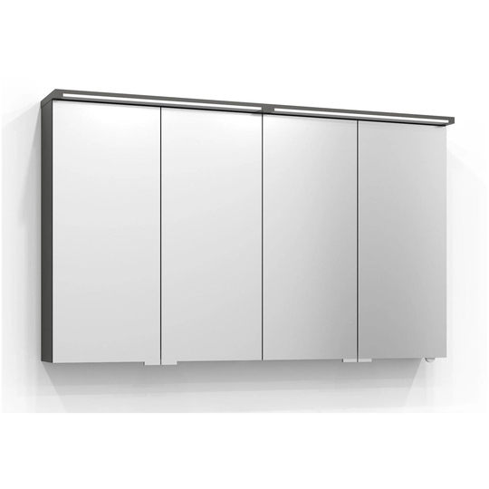 Svedbergs Skuru Speilskap med Servantlys 120cm / Skifergrå