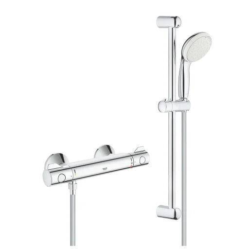 Grohe Grohtherm 800 dusjsett m/termostat, krom