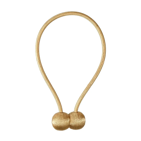 Gardinbinding, magnetisk - guld