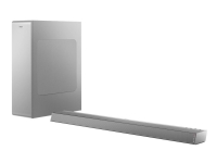 Philips TAB6405 - Soundbar - Subwoofer - 2.1-kanals - Trådløs - Bluetooth - 140 Watt (Total) - Sølv