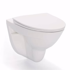 Porsgrund Glow 65 Veggtoalettpakke - Veggskål og Sete