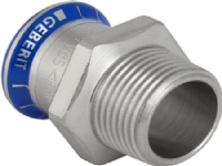 GEBERIT Overgang rustfri 18-3/4 muffe / nippel mapress