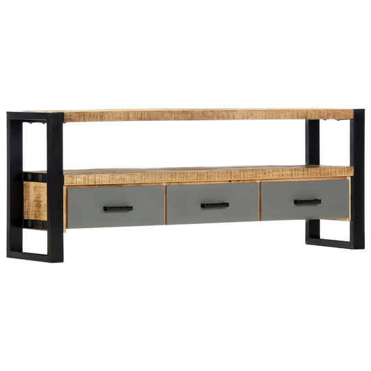 vidaXL tv-skab 130 x 30 x 50 cm massivt mangotræ