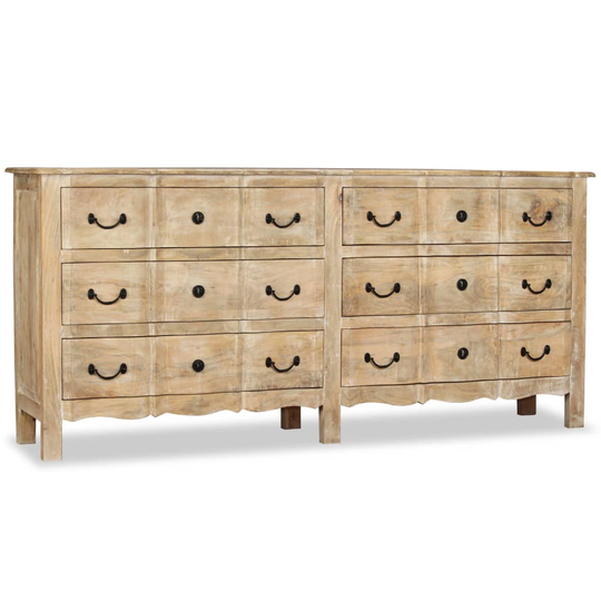 vidaXL skænk 200x40x90 cm massivt mangotræ