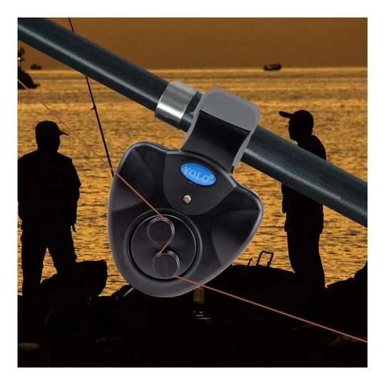 Alarm til Fiskestang - Sort