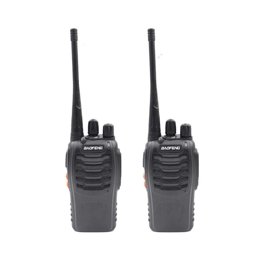 2x VHF / UHF FM Walkie-Talkies