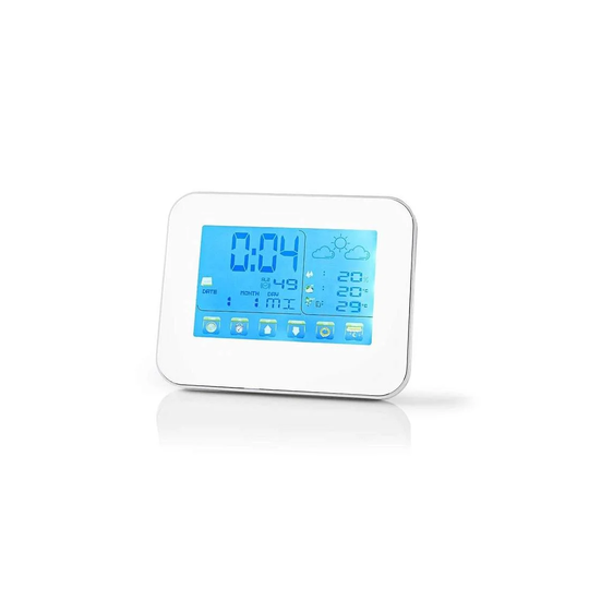 Vejrstation for In- og Udendørs med Tid, Dato, Alarm 401WT