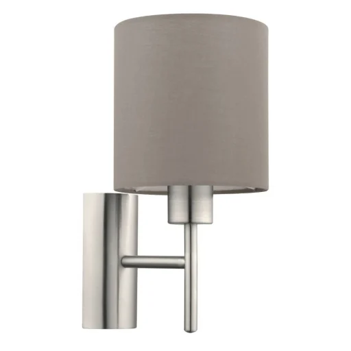Pasteri Wall L145 taupe, E27, 60W