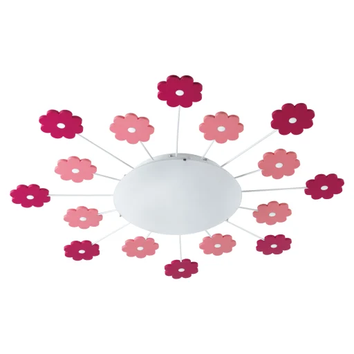 Viki 1 Loft, rosa blomster