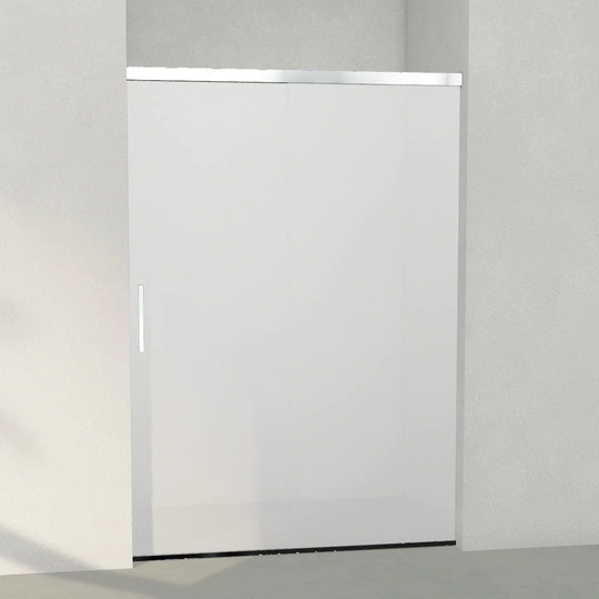 INR Iconic Nordic Rooms ARC Skyvedør Måltilpasset Krom / 900-1200mm Opal Frostet Glass