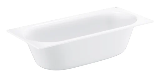 Grohe Essence badekar 180 x 80 cm, innebygd, alpinhvit
