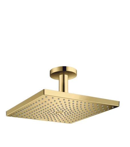 Hansgrohe Raindance E 1jet hodedusj med takfeste 100 mm, polert gull-optikk
