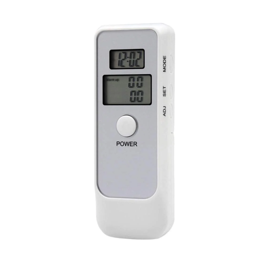 Digitalt Alkometer med et LCD Ur