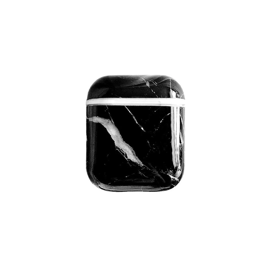 Beskyttelsesetui til AirPods - Sort Marmor