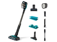 Philips 8000 SpeedPro Max Aqua Ledningsfri støvsuger - støvsuger og servietmundstykke, Poseløs, Hvid, 0,6 L, 1100 l/s, Dry, Cyclonisk
