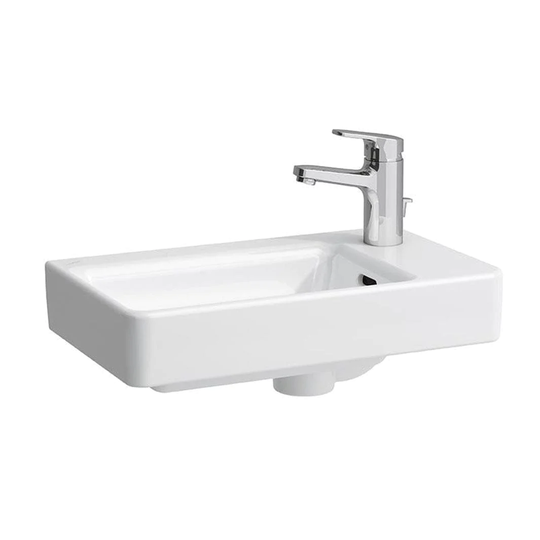 Laufen Pro S Asymmetrisk Servant B48xd28xh15cm Hvit / 48cm Høyre