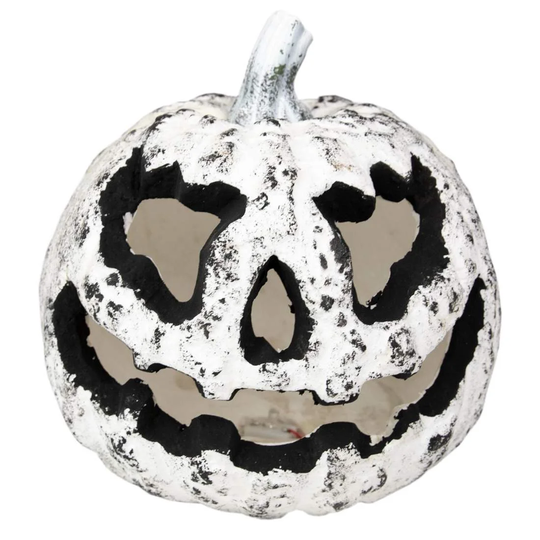 Hvidt og Sort Græskar, Dekoration - Halloween