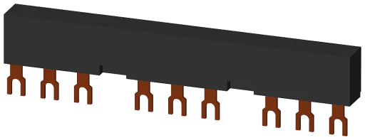 Samleskinneavstand 55mm for 3 brytere og tilbehør 3RV1915-2BB