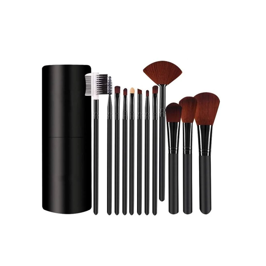 12x makeup børster med opbevaring