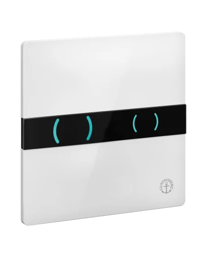 GBG Triomont XS veggtrykk med sensor, berøringsfri, duo skylling