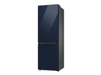 Samsung Bespoke RB34A7B5D41 - Køleskab/fryser - bund-fryser - bredde: 59.5 cm - dybde: 65.8 cm - højde: 185.3 cm - 344 liter - Klasse D - glam marine
