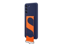 Samsung EF-GG990 - Bagsidecover til mobiltelefon - silicone - marineblå - for Galaxy S21 FE 5G