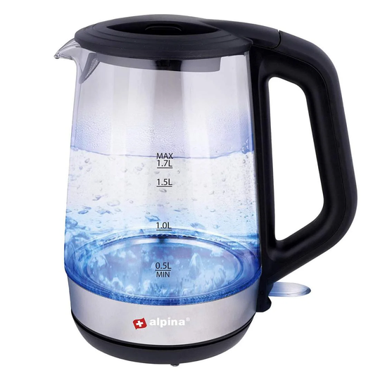 Kedel med trådløs base - 1,7 L - LED