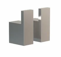 Frost Quadra Håndkle-krok 22 mm, Rustfritt stål - 2 stk.