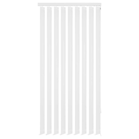 vidaXL lamelgardiner hvidt stof 120x250 cm