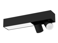 Philips Hue White and Color Ambiance Centris - Loftsspotlys - LED-lyspære/LED x 3 - 16 millioner farver - 2000-6500 K - sort