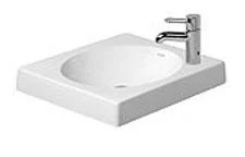 Duravit Architec Servant 50x50 cm m/Utslagbart armaturhull