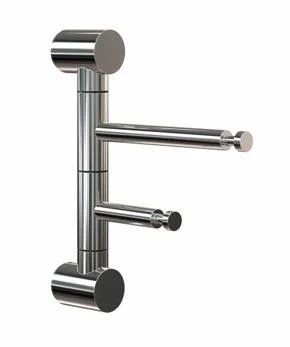Frost Nova2 Knaggrekke x2, Justerbar, Krom
