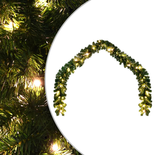 vidaXL juleguirlande med LED-lys 5 m
