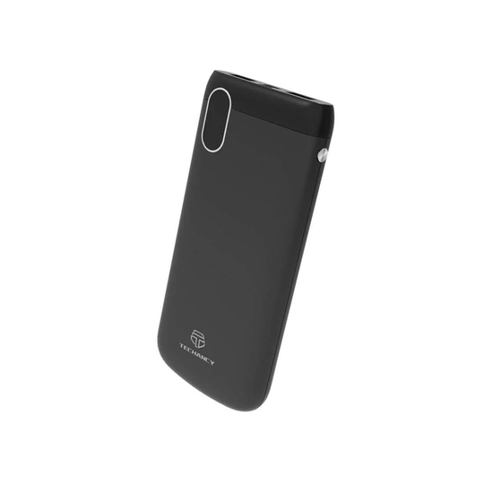Powerbank, 10000 mAh - Sort