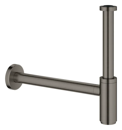 Grohe vannlås til håndvask, 1 1/4", børstet hard graphite
